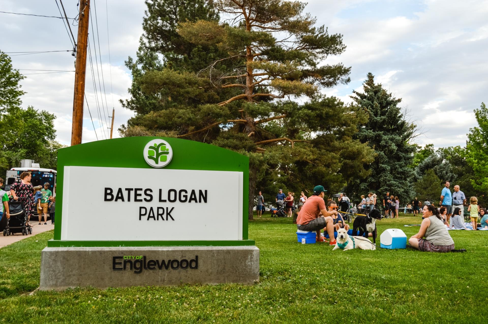 Bates Logan Park Sign