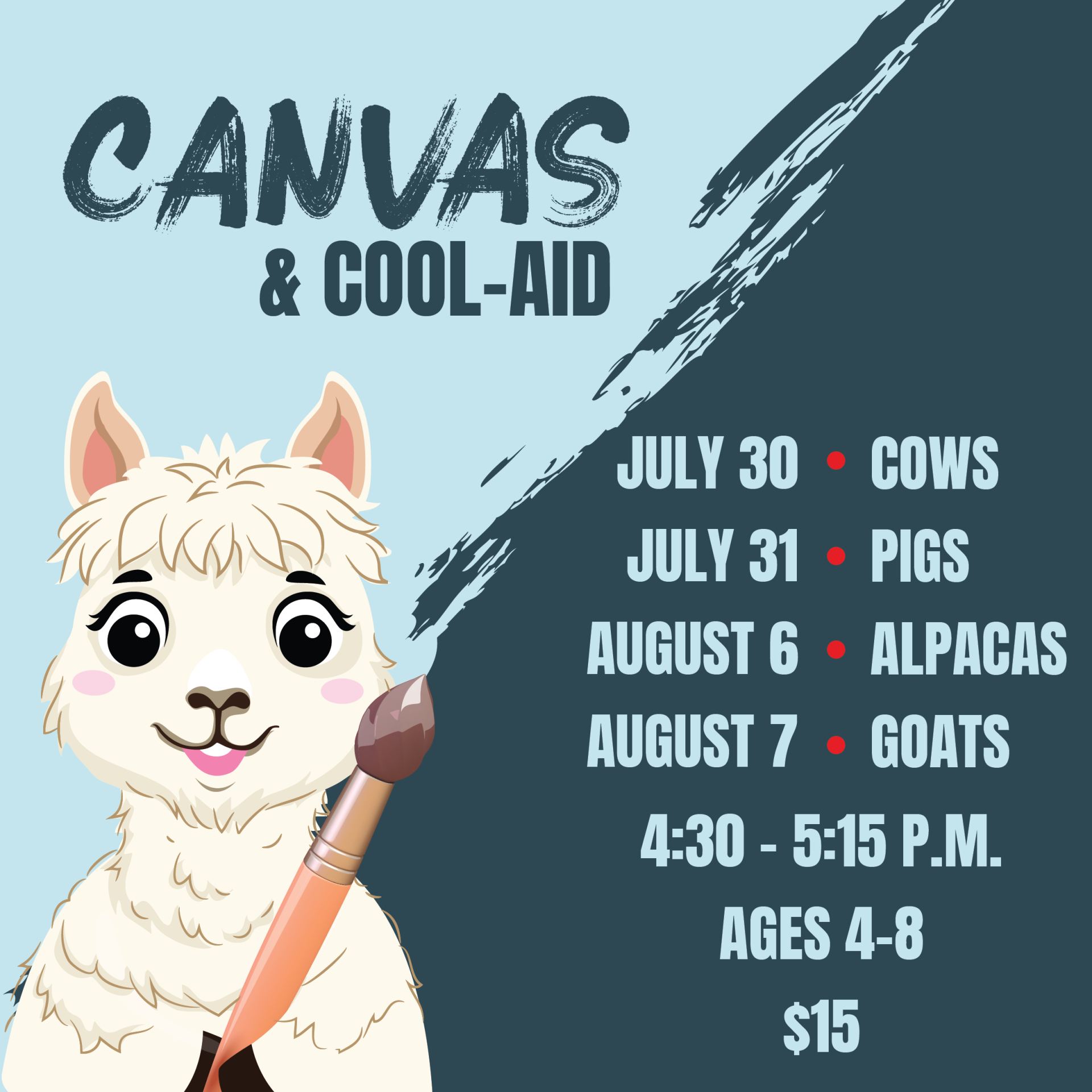 Canvas and Cool-aid at the Englewood Farm and Train