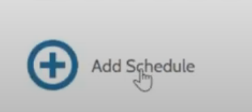 Add Schedule Button