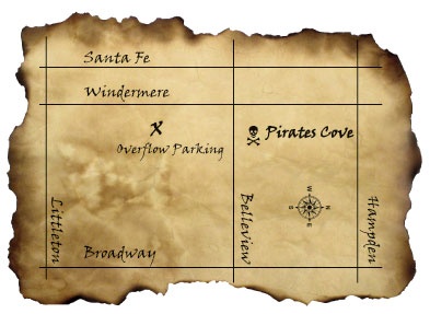 Pirates Cove Illustrated Map