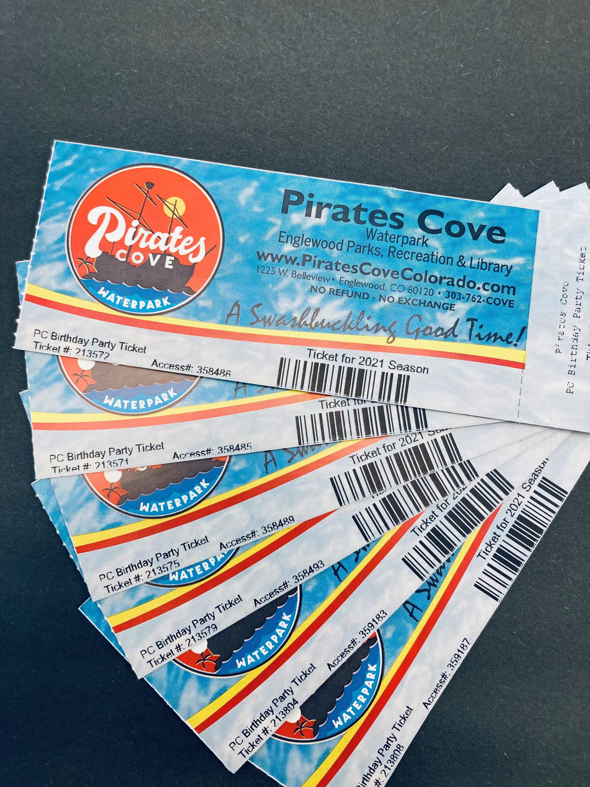 Pirates Cove Tickets