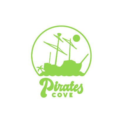 Pirates Cove Full Logo Dark