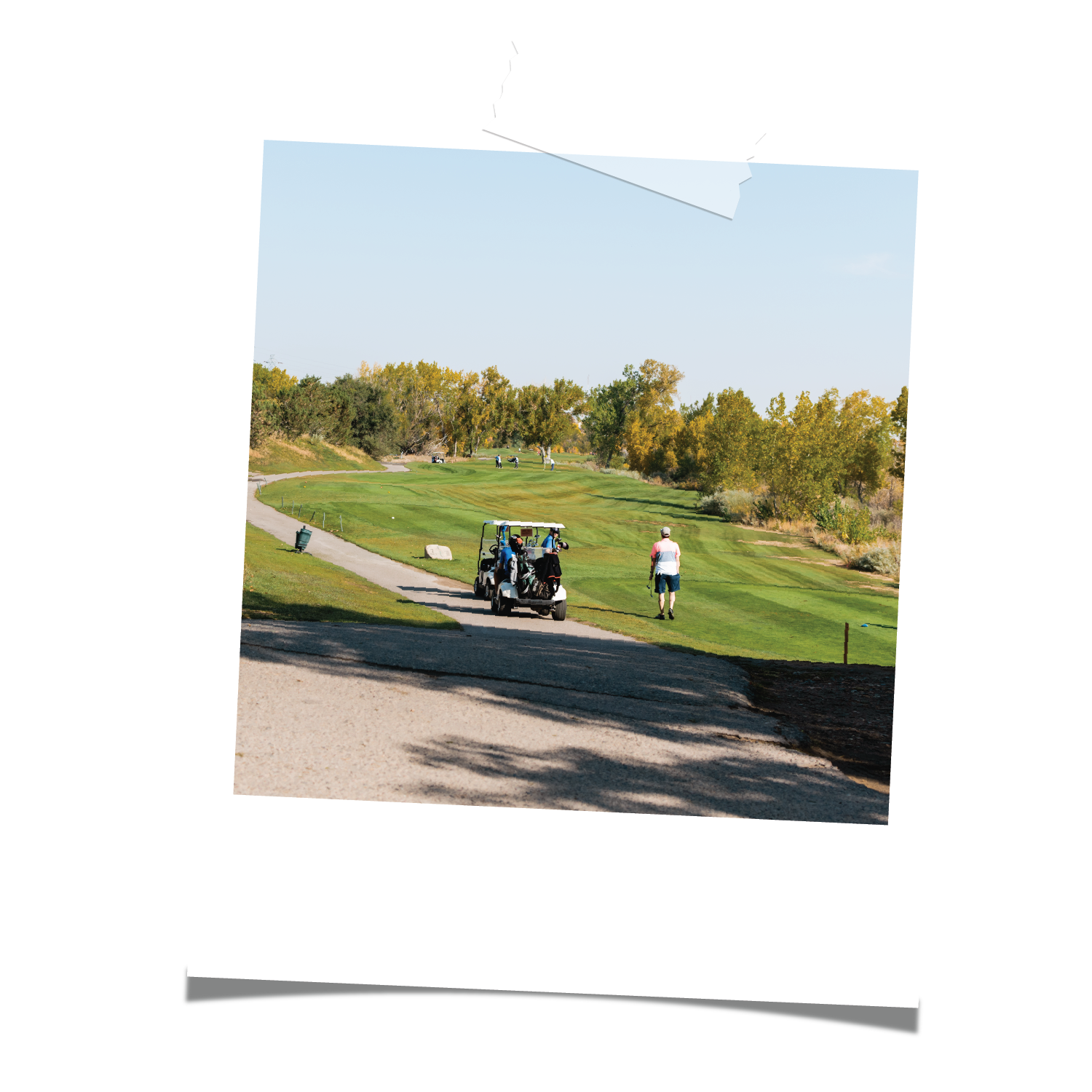 Polaroid of the Golf Course