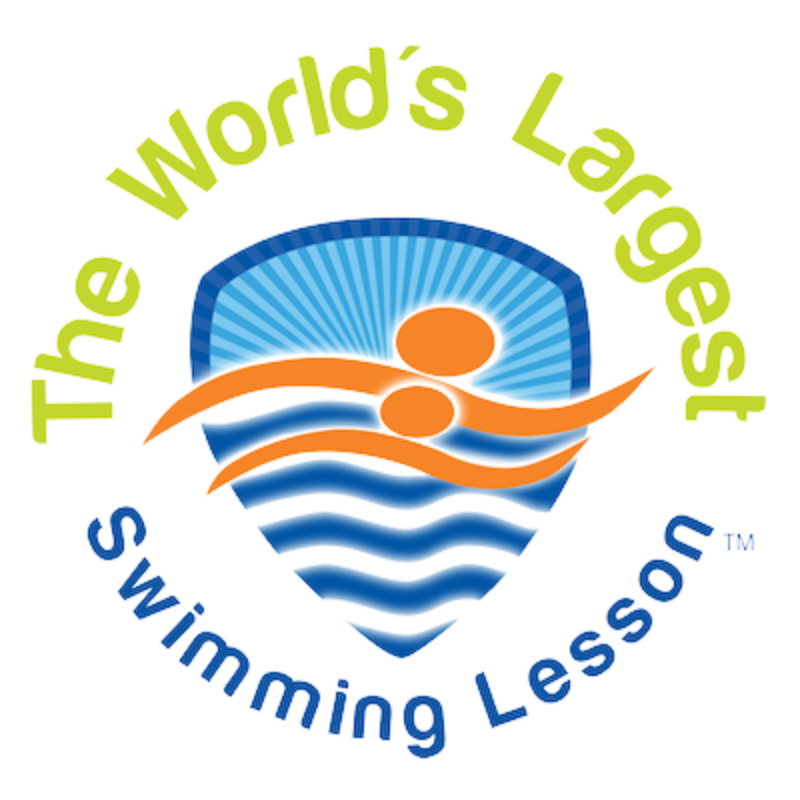 Worlds Largest Swimming Lesson Logo