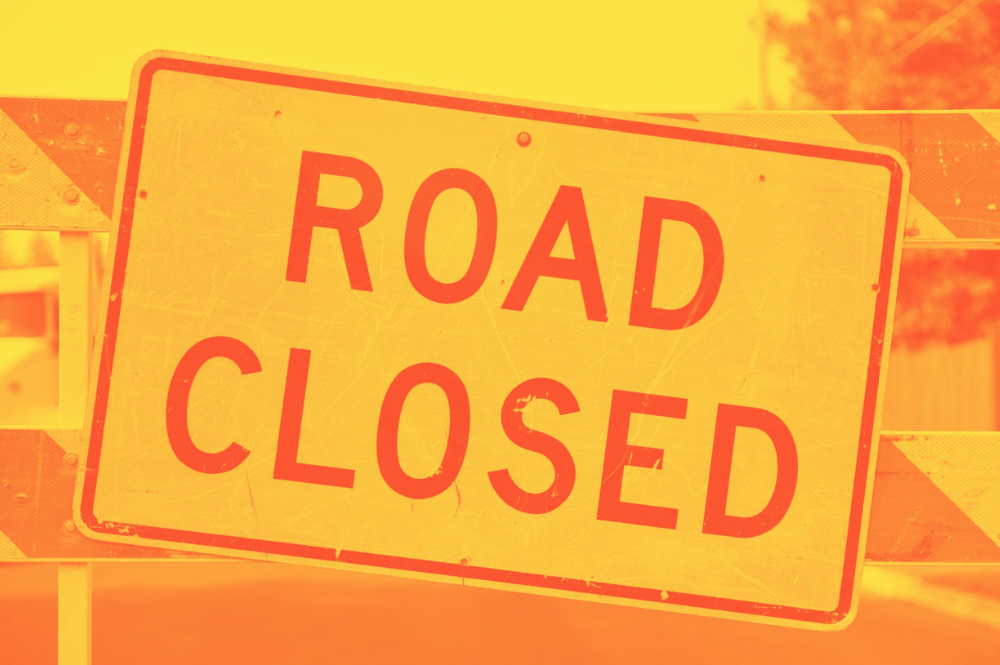 Road Closed Sign