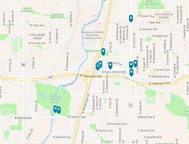 Art in Englewood Map